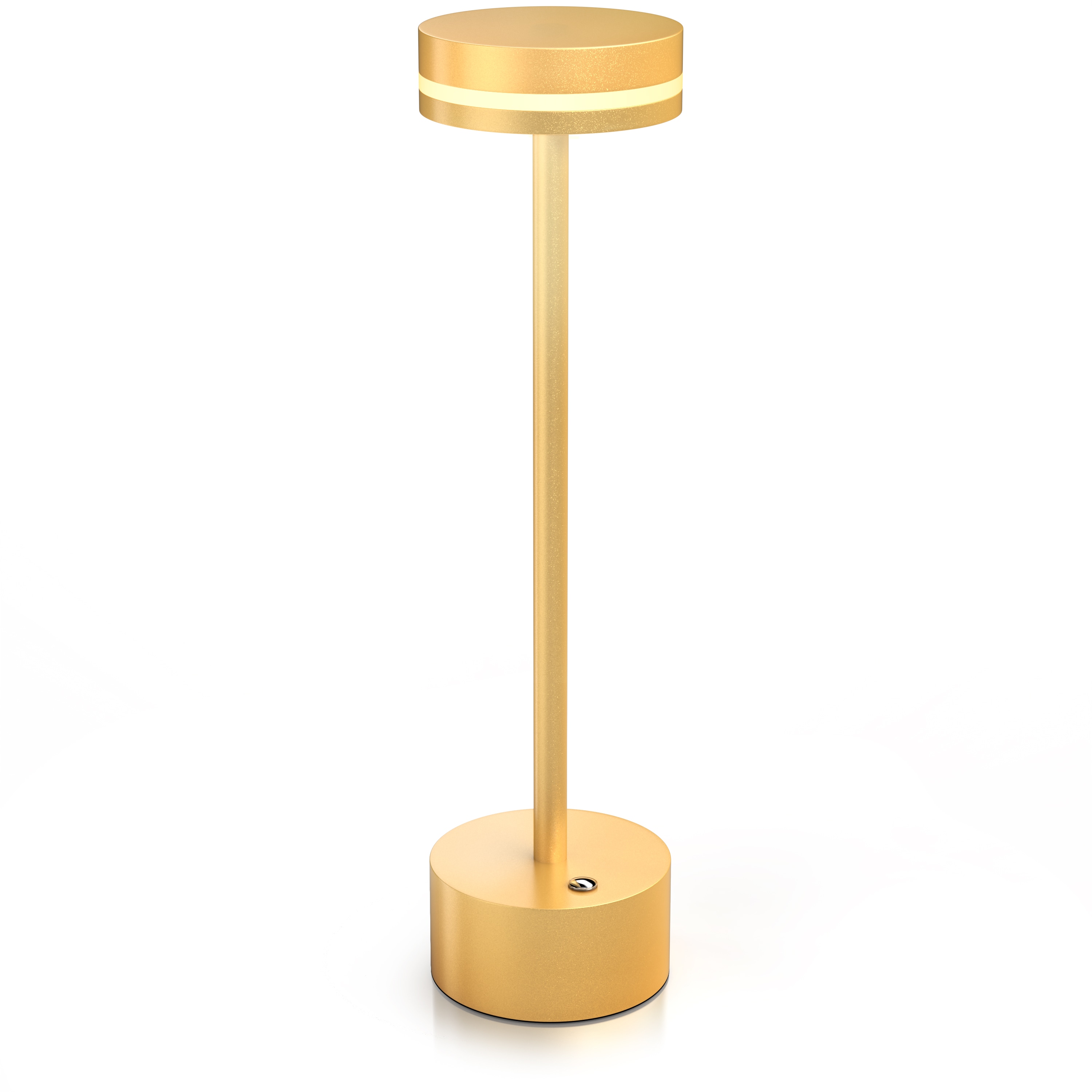 Brandson LED Tischleuchte Tischlampe, stufenlos dimmbar, 3 Lichtfarben, Akku 3600 mAh, Touch - Bild 1