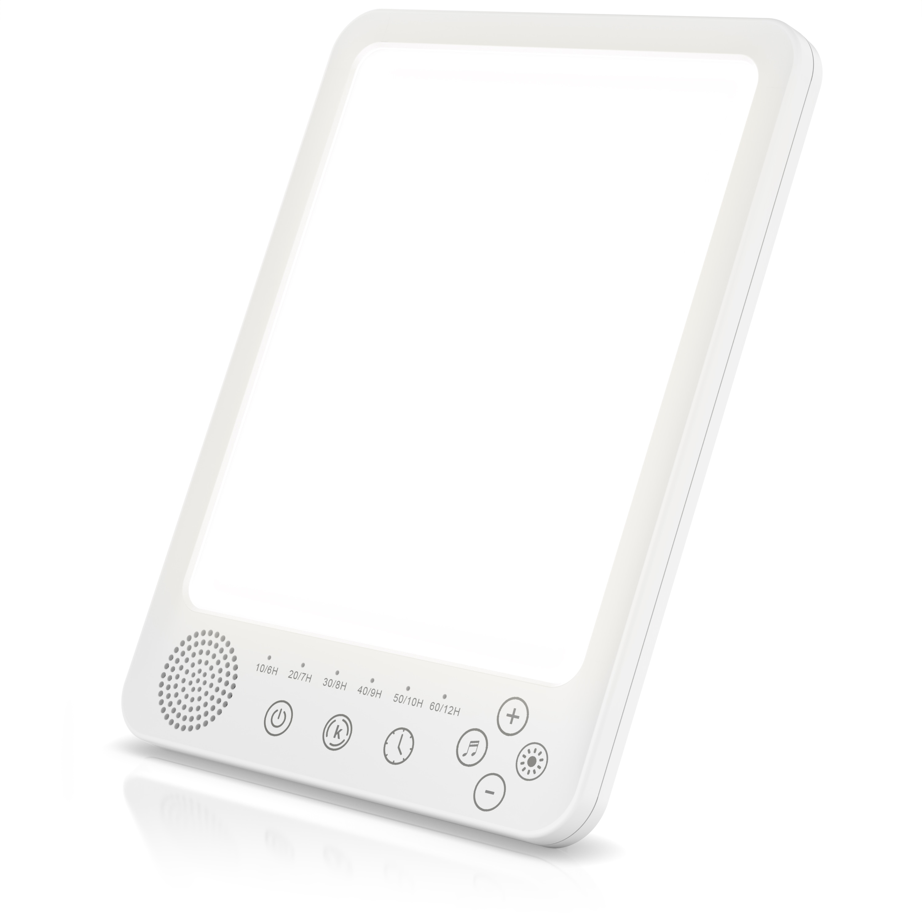 Mybeo Tageslichtlampe LED Lichttherapielampe, Tageslichtleuchte mit Standfu&szlig;, Lichtdusche, Dimmfunktion, verschiedene Lichtmodi, LED fest integriert - Bild 1
