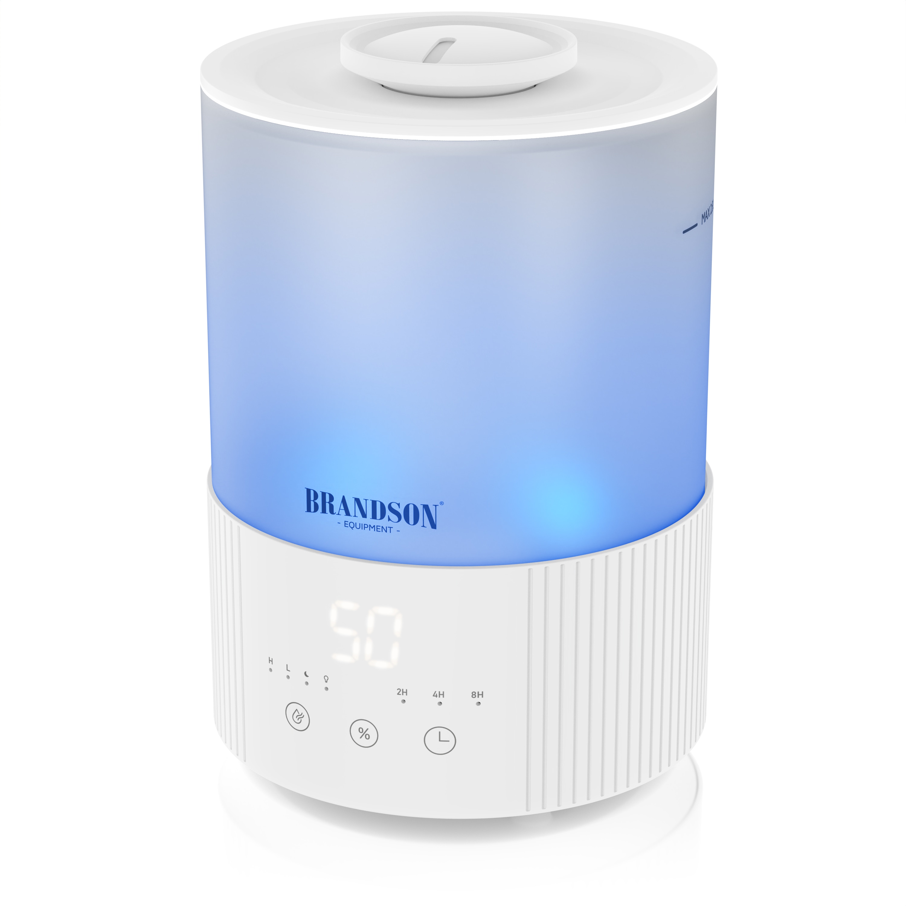 Brandson Luftbefeuchter Aroma Diffuser 2,5 L mit RGB Stimmungslicht, 2 Nebelstufen, sehr leise, 2.5 l Wassertank, Timer, Fernbedienung, f&uuml;r Wohnzimmer, Kinderzimmer und Schlafzimmer - Bild 1