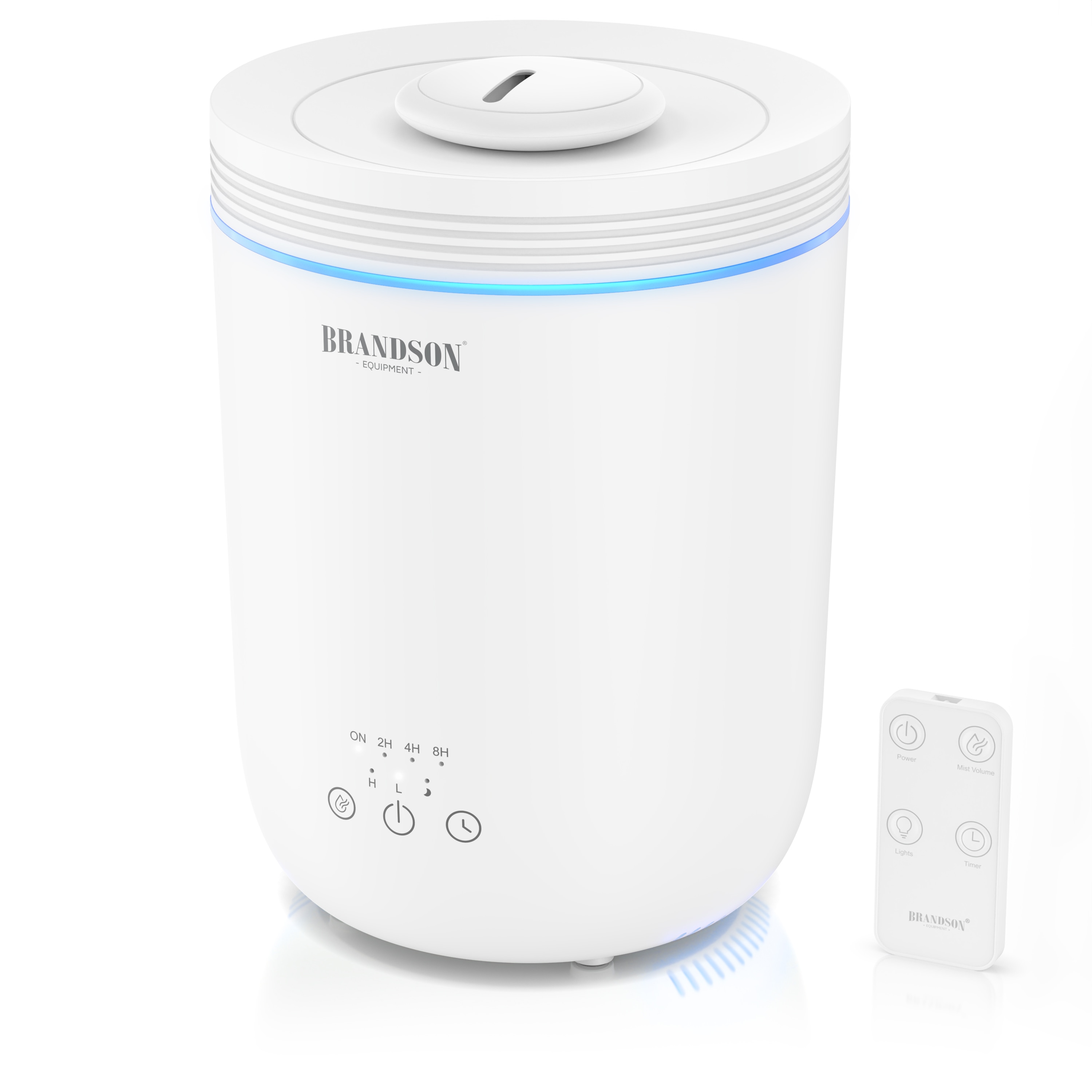 Brandson Luftbefeuchter Aroma Diffuser 2,2 L mit RGB Stimmungslicht, 3 Nebelstufen, sehr leise, 2.2 l Wassertank, Timer, Fernbedienung, f&uuml;r Wohnzimmer, Kinderzimmer und Schlafzimmer - Bild 1