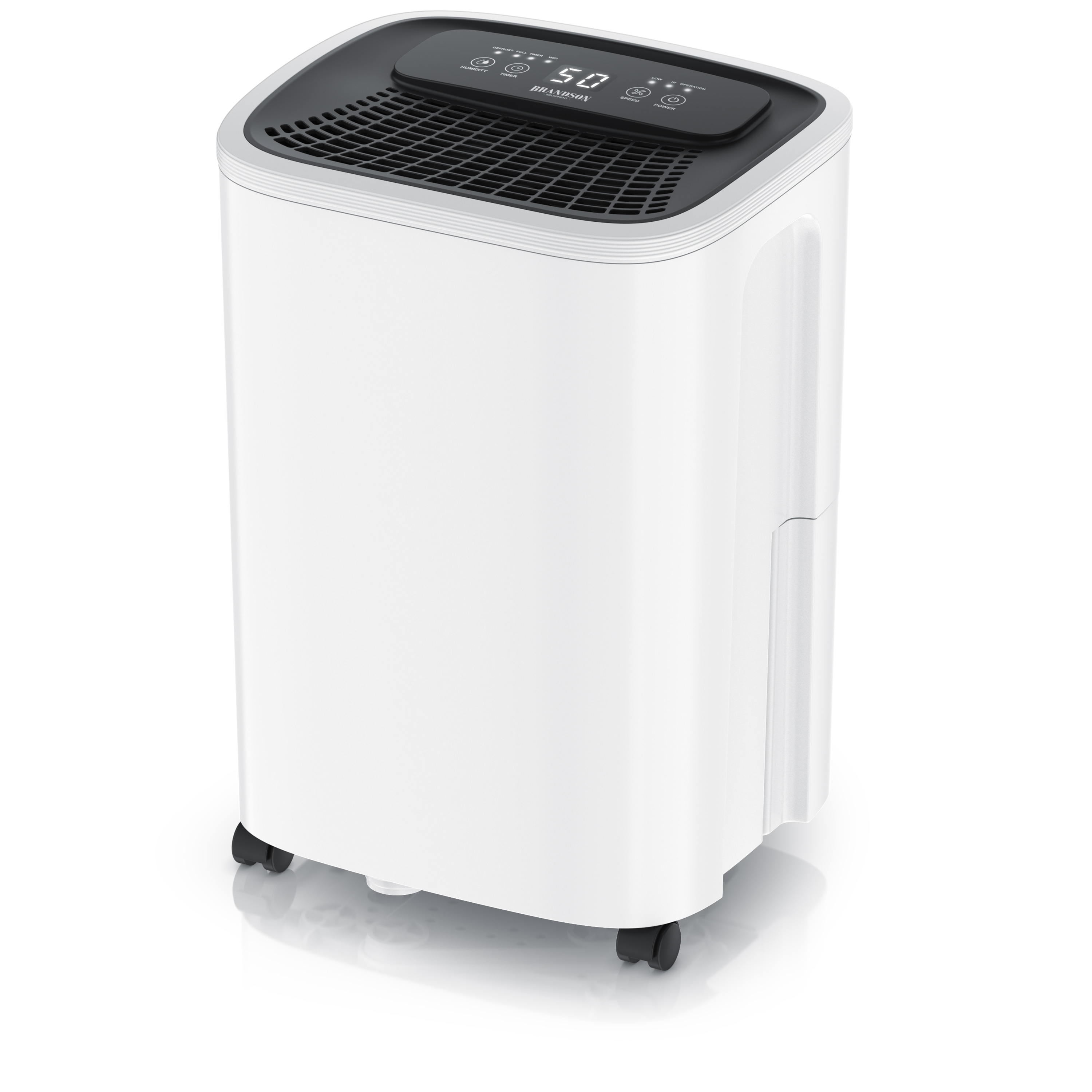 Brandson Luftentfeuchter mit Kompressor, 10L pro 24h, Dehumidifier Raumentfeuchter elektrisch, f&uuml;r 40 m&sup3; R&auml;ume, Entfeuchtung 10 l/Tag, Tank 2,3 l - Bild 1