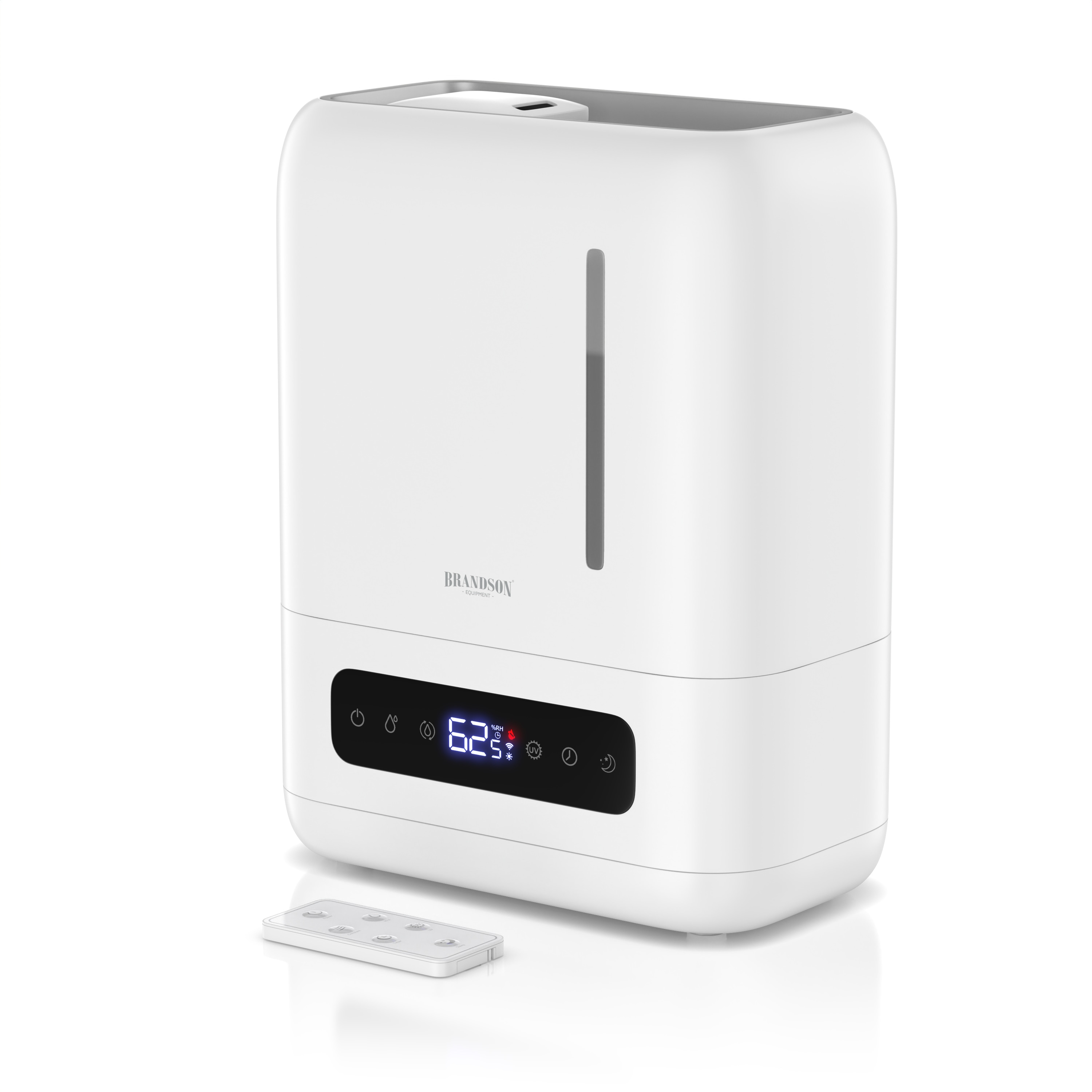 Brandson Luftbefeuchter 4 Liter mit Fernbedienung, Ultraschall, Digital Display, Schlafmodus, 4 l Wassertank, UV Entkeimung, Aroma Fach, f&uuml;r Wohn- und Schlafzimmer, Yoga, Spa - Bild 1
