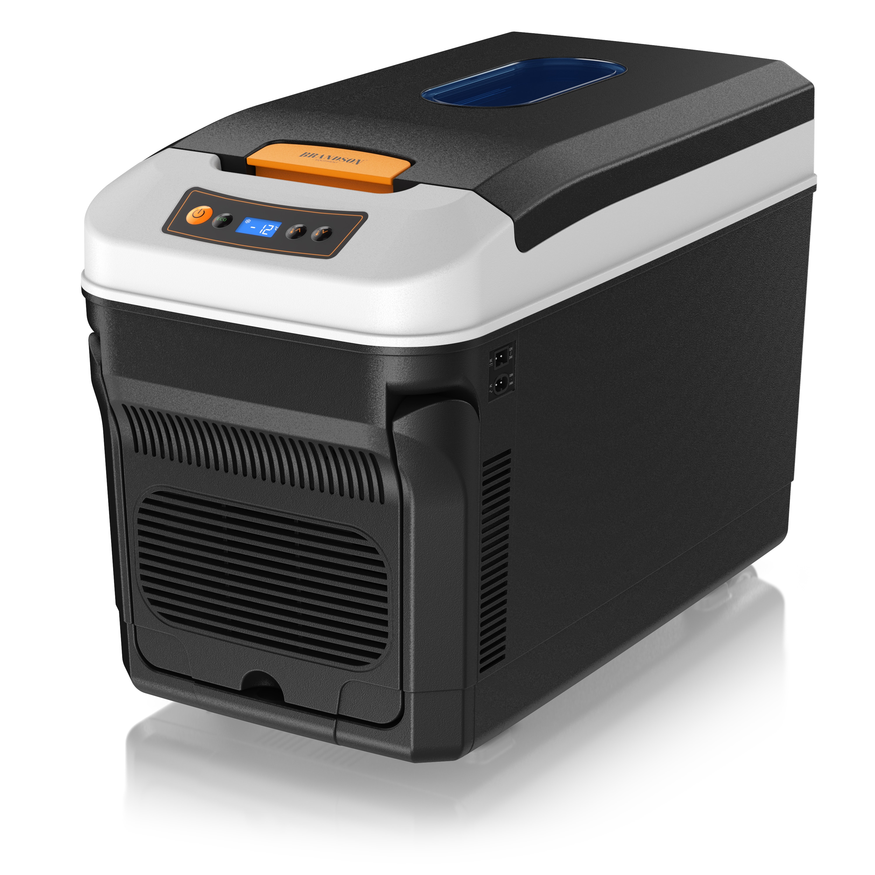 Brandson Elektrische K&uuml;hlbox K&uuml;hlbox, bis &ndash; 20&deg;C, ECO Modus, 32 L, f&uuml;r Auto & Haus, 32 l, Heizfunktion bis 65&deg;C, 12-24 V, 100-240 V, LC-Display, Rollen - Bild 1