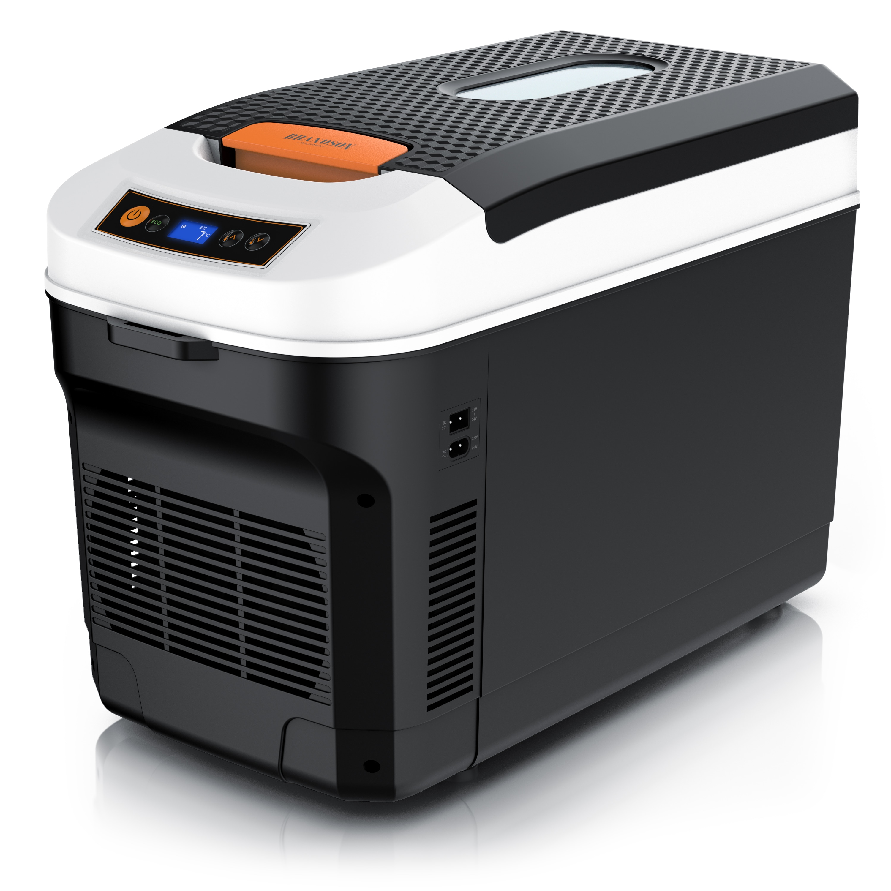 Brandson Elektrische K&uuml;hlbox, 21 L, K&uuml;hlt & h&auml;lt Warm, von -18 bis +65&deg;C, Sichtfensterdeckel, Cool Grey - Bild 1