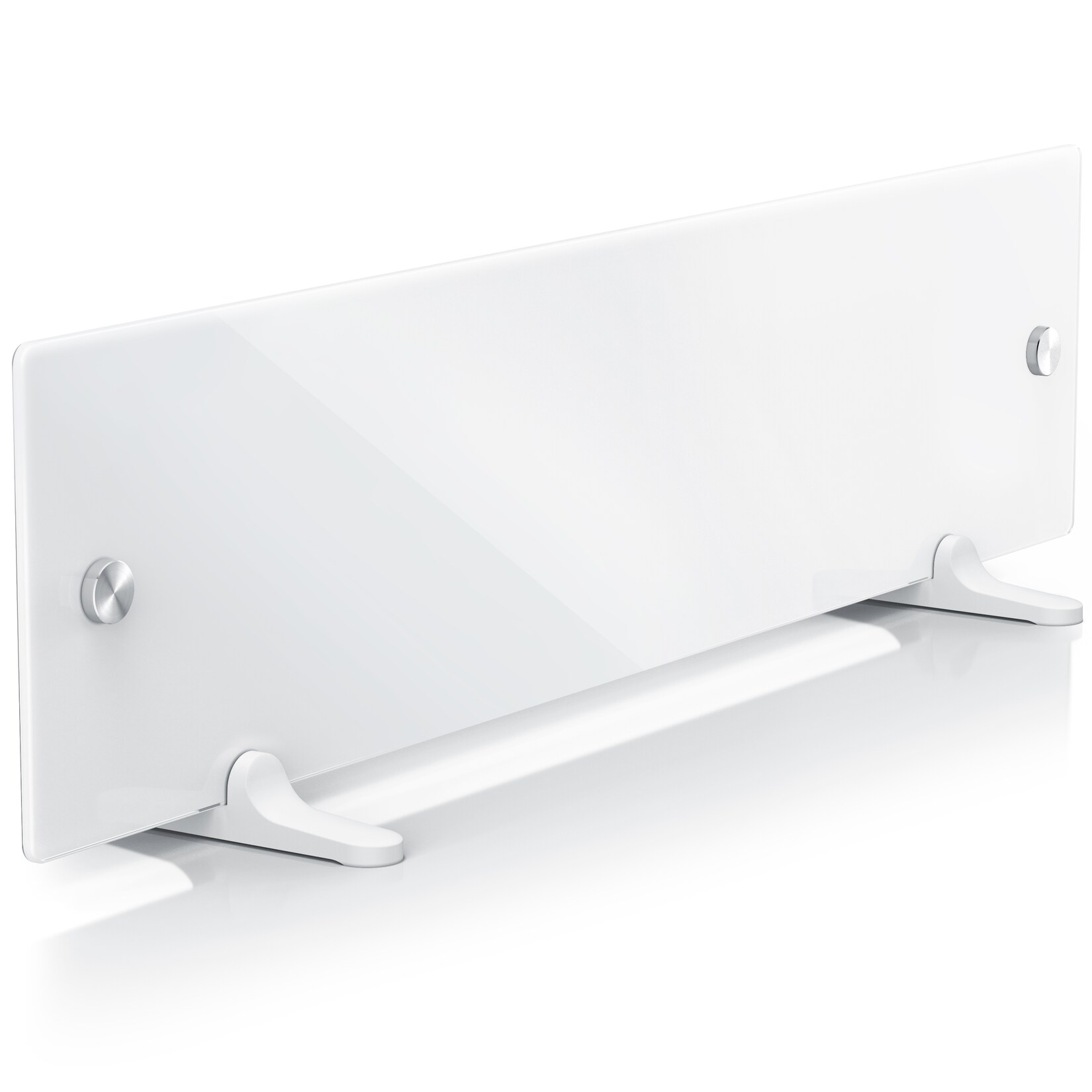 Brandson Infrarotheizung, Anti-Schimmel-Heizung, Infrarot Glaspanel 50 W, Wand- & Standmontage, weiß