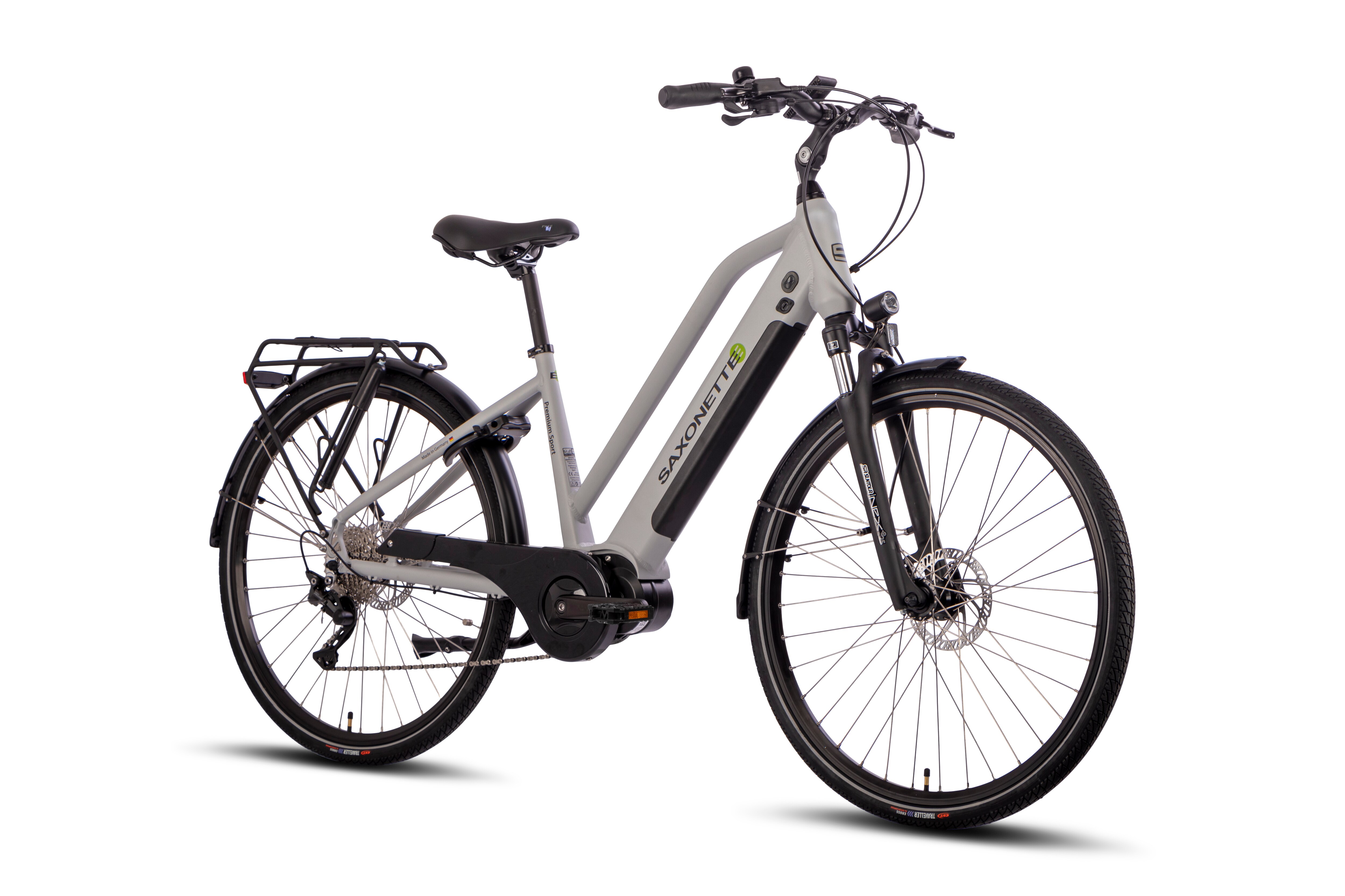 SAXONETTE Premium Sport E-Trekkingbike UNISEX  10 Gang Federgabel, Mittelmotor - Bild 1