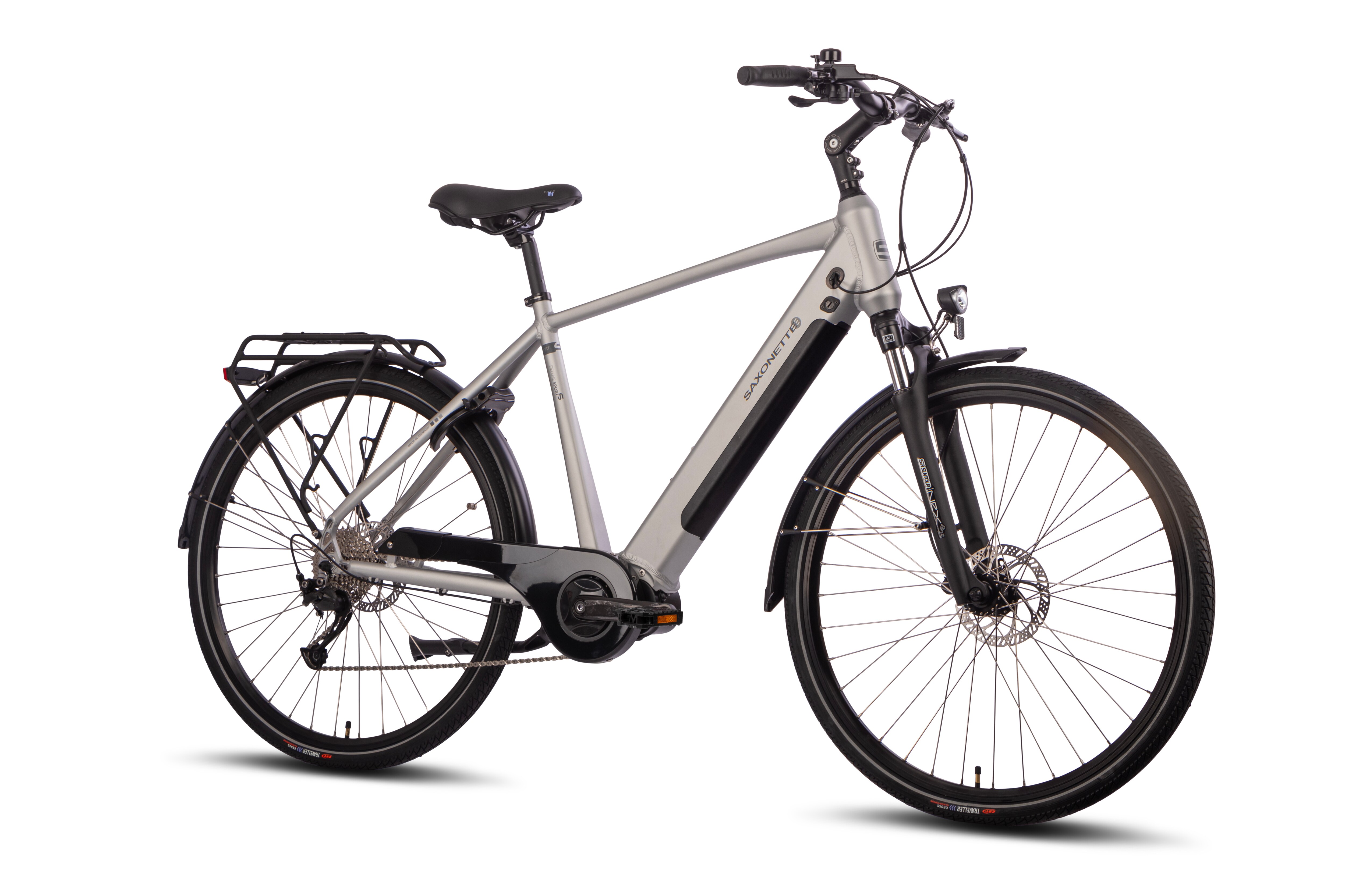 SAXONETTE Deluxe Sport Man 9 Gang Trekking E-Bike Scheibenbremsen - Bild 1