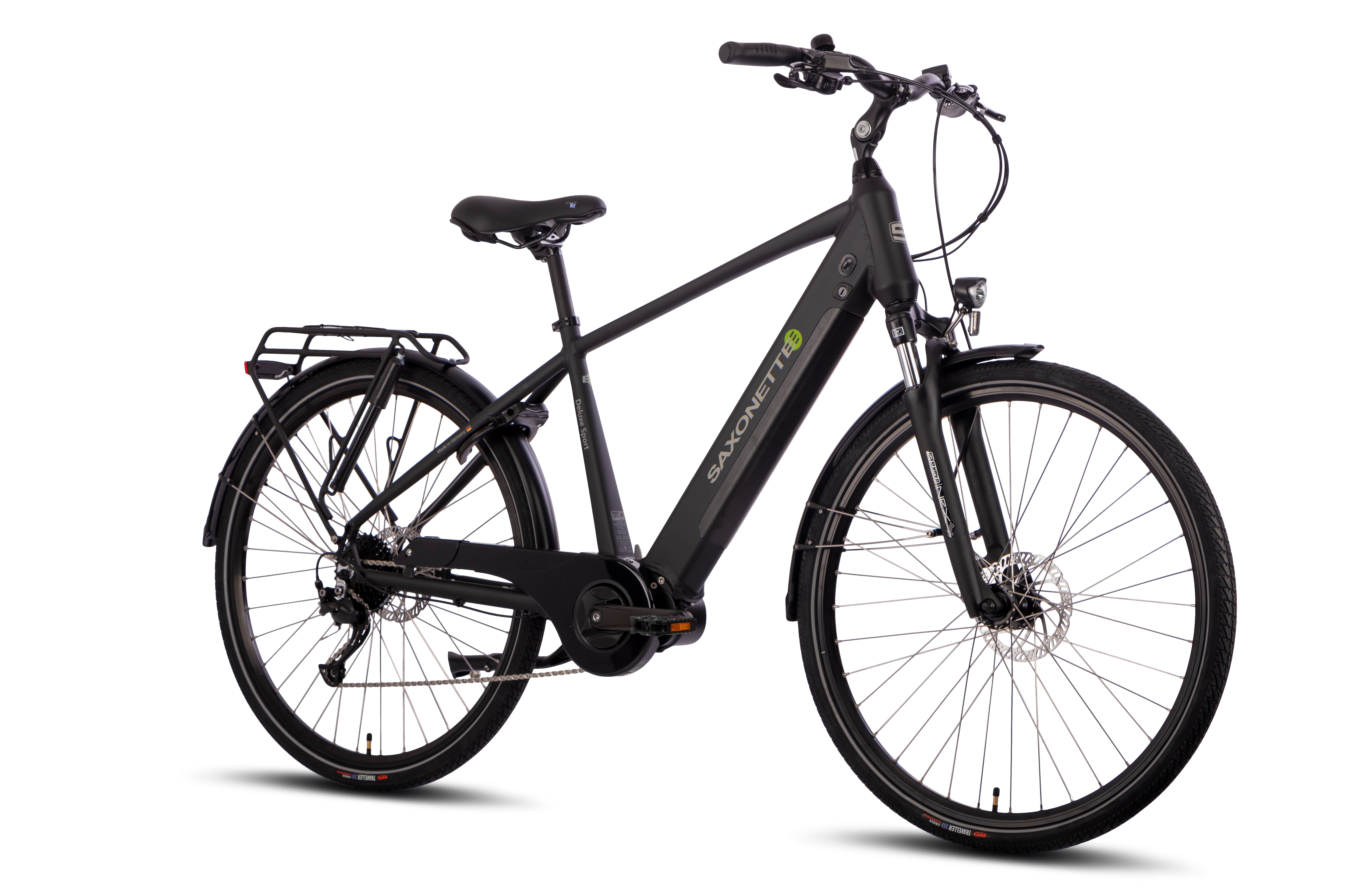 SAXONETTE Deluxe Sport Man 9 Gang Trekking E-Bike Scheibenbremsen - Bild 1