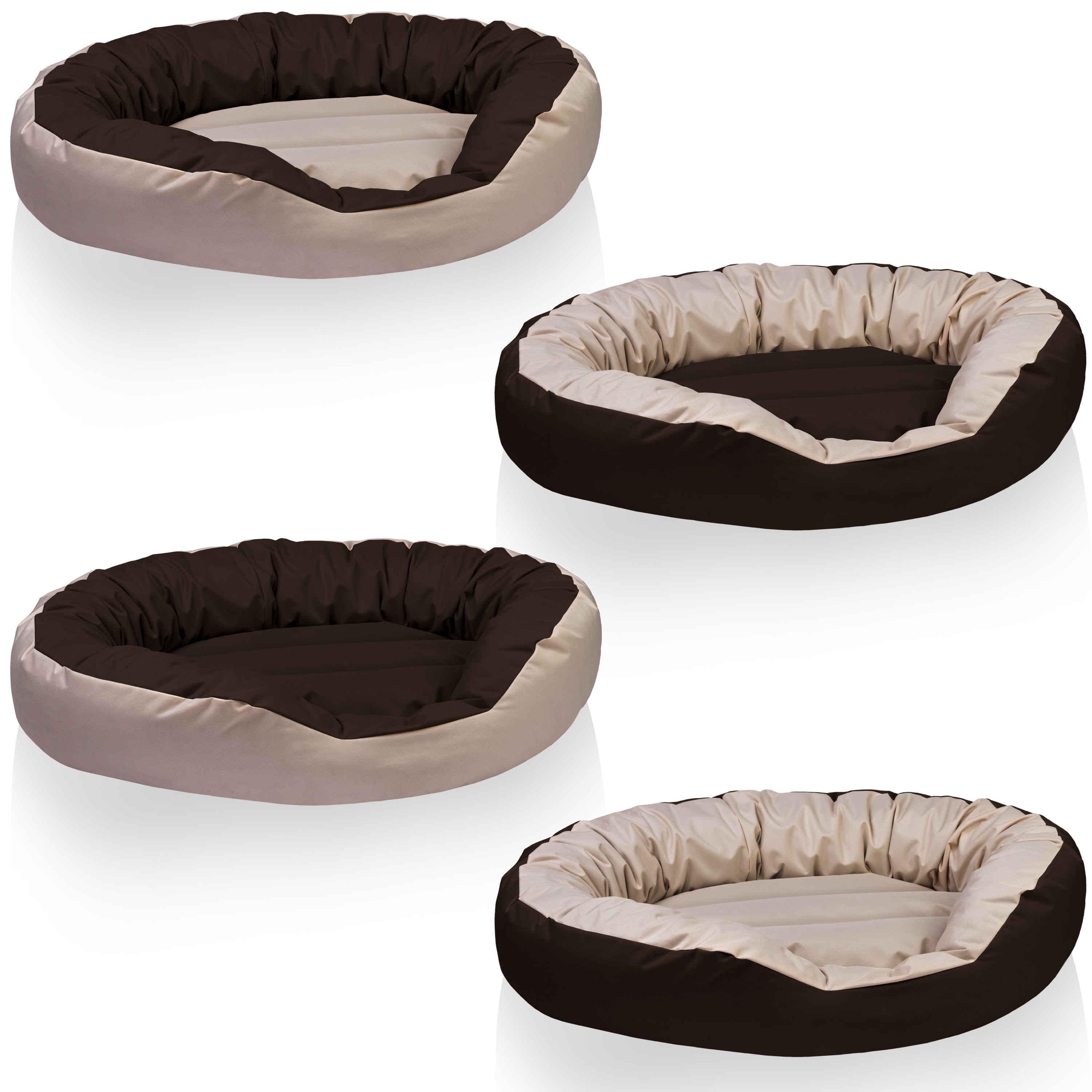 BedDog&reg; Hundebett SUNNY 4in1 oder einfarbig, waschbar, mit Rand, Hundekissen - Bild 1