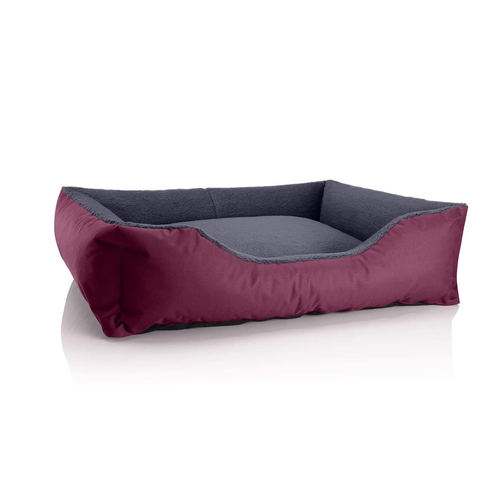 BedDog Hundebett TEDDY Hundesofa waschbares Hundebett mit Rand Hundekissen