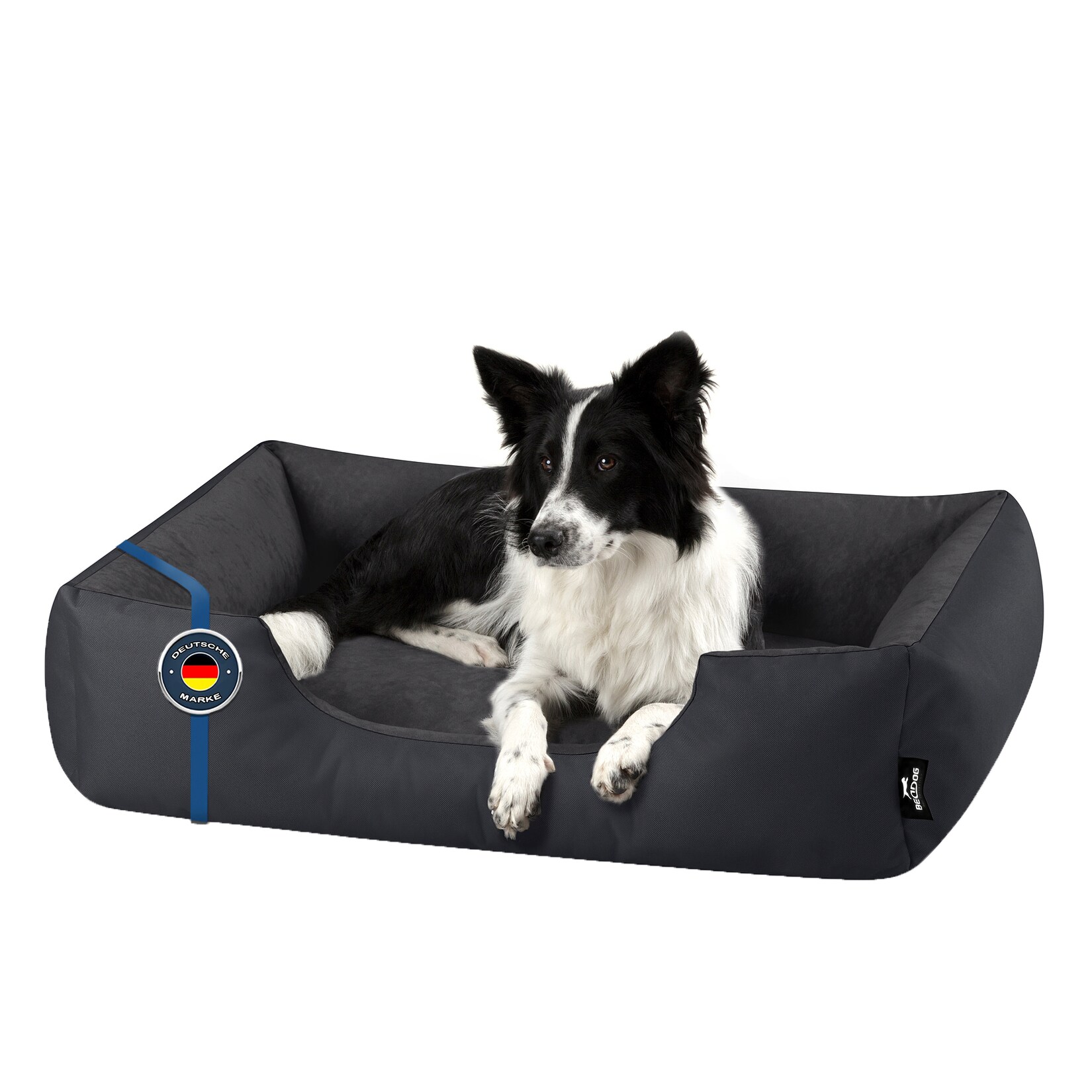BedDog Hundebett ZARA Hundekissen mit waschbaren Bezug Hundekorb Hundesofa
