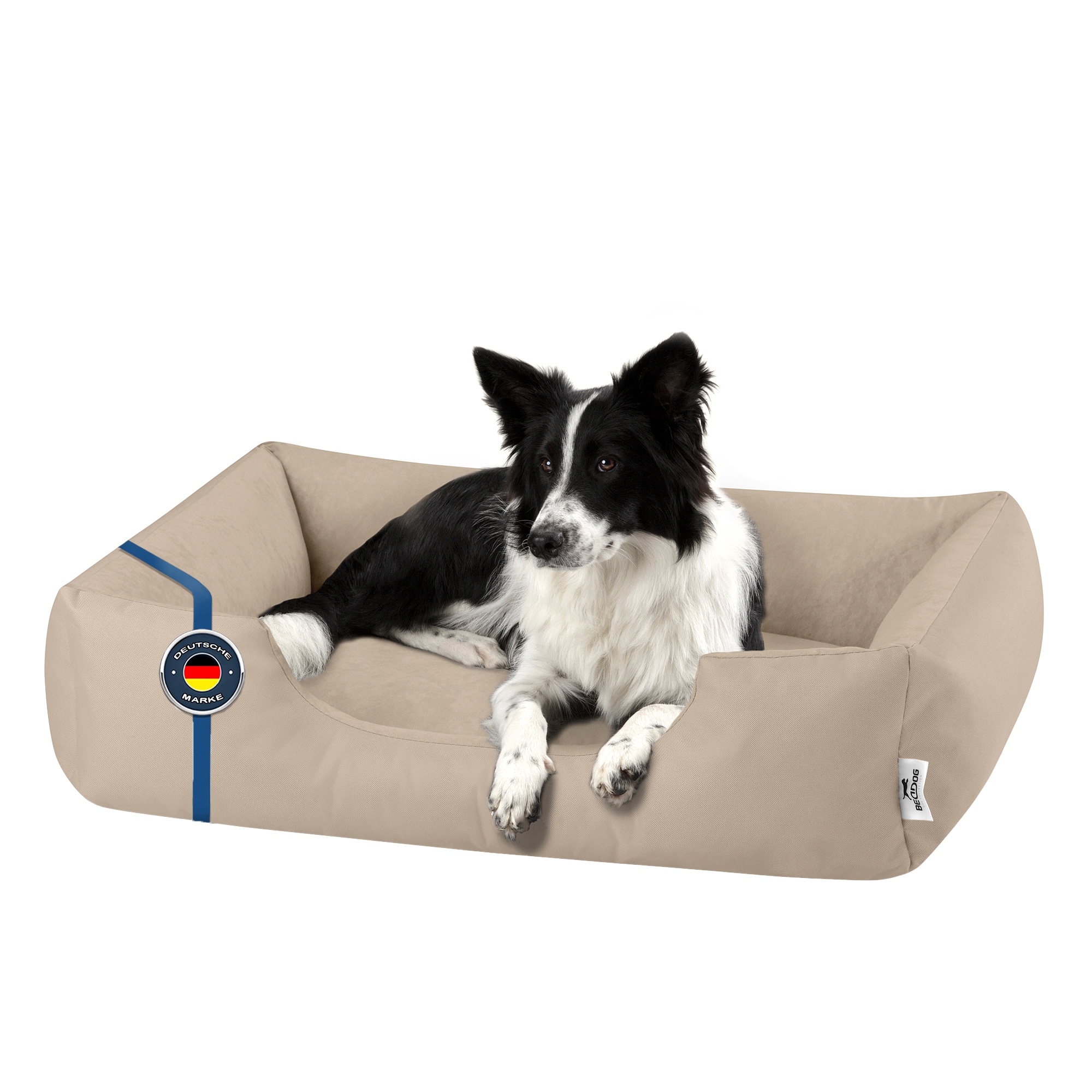 BedDog Hundebett ZARA Hundekissen mit waschbaren Bezug Hundekorb Hundesofa - Bild 1
