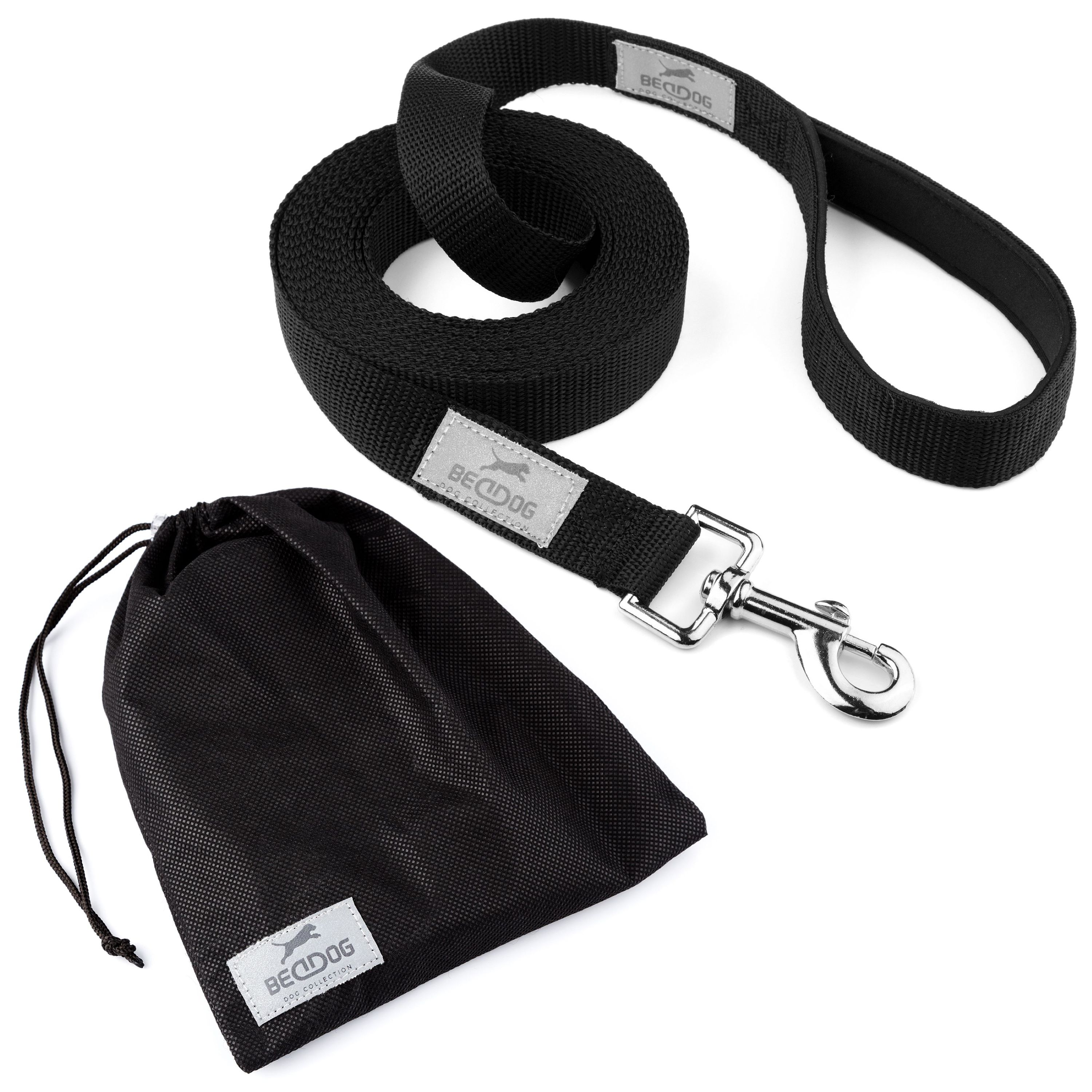 BedDog TYSON Trainingsleine mit Aufbewahrungsbeutel und Handschlaufe - Bild 1