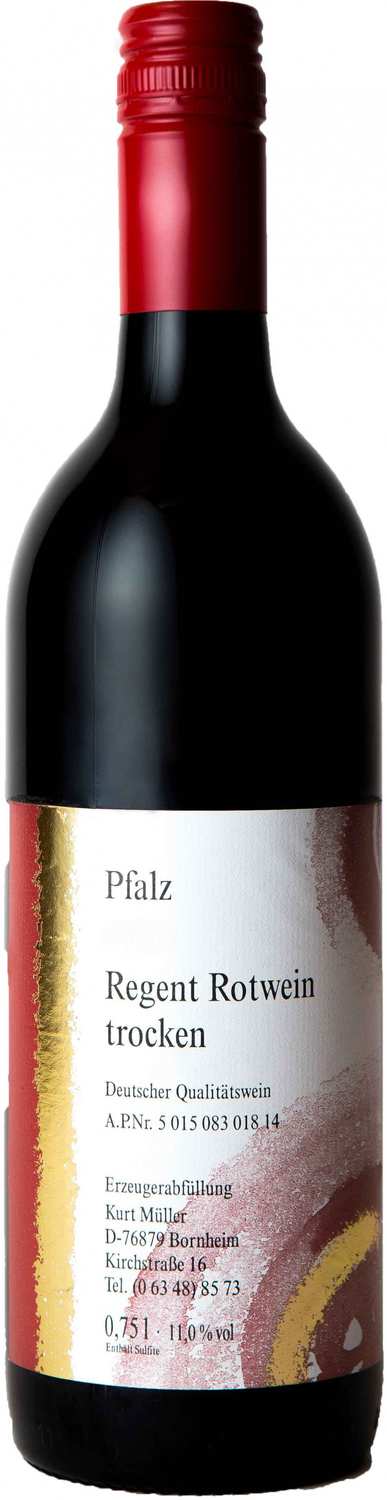 Weinhaus M&uuml;ller Bornheim Pfalz Rotwein 13,5 % vol. 0.75 Liter Flasche Anzahl 1 Flasche - Bild 1