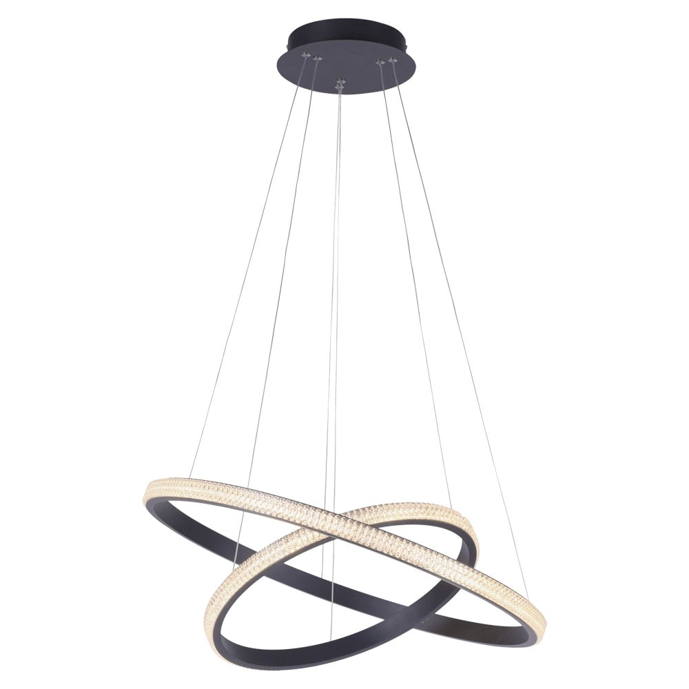 LED H&auml;ngeleuchte, Ring-Design, dimmbar, h&ouml;henverstellbar - Bild 1