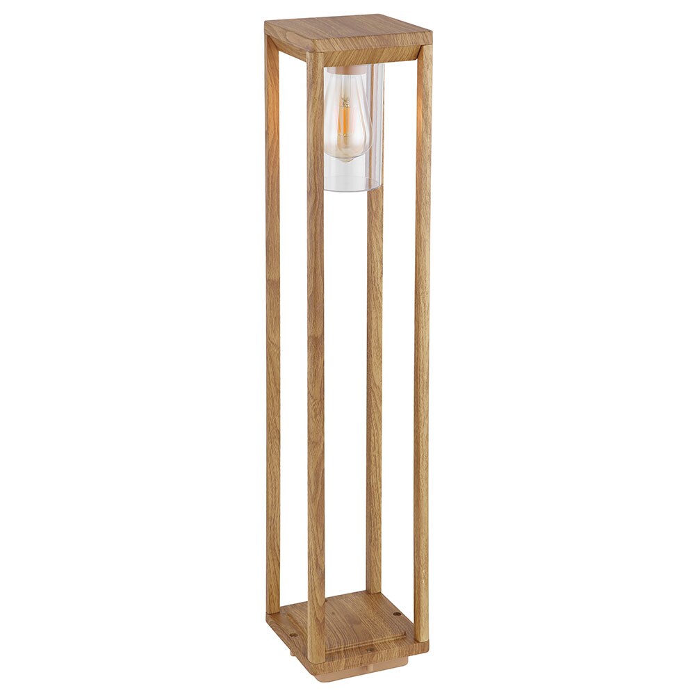 Au&szlig;enleuchte, Stehlampe, ALU, Holzoptik, H 80 cm - Bild 1