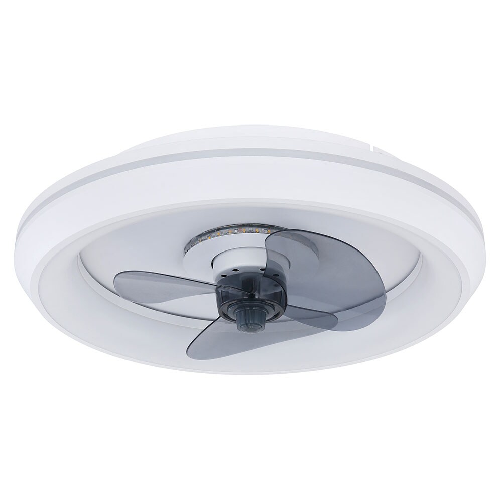 LED Deckenventilator, weiß, CCT, Fernbedienung, 48 cm | 09007371418947