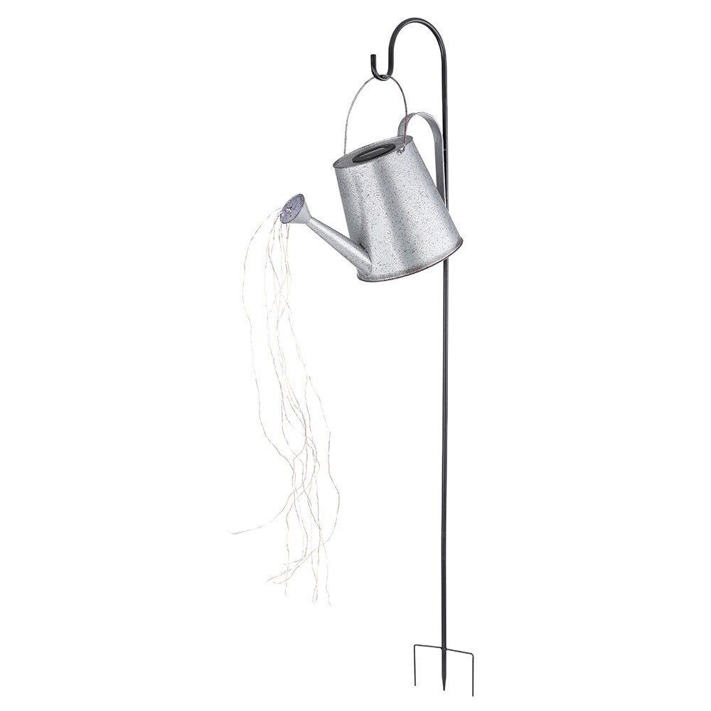 LED Solarleuchte, Gießkanne, LEDs flackern, H 130 cm | 04059157168664