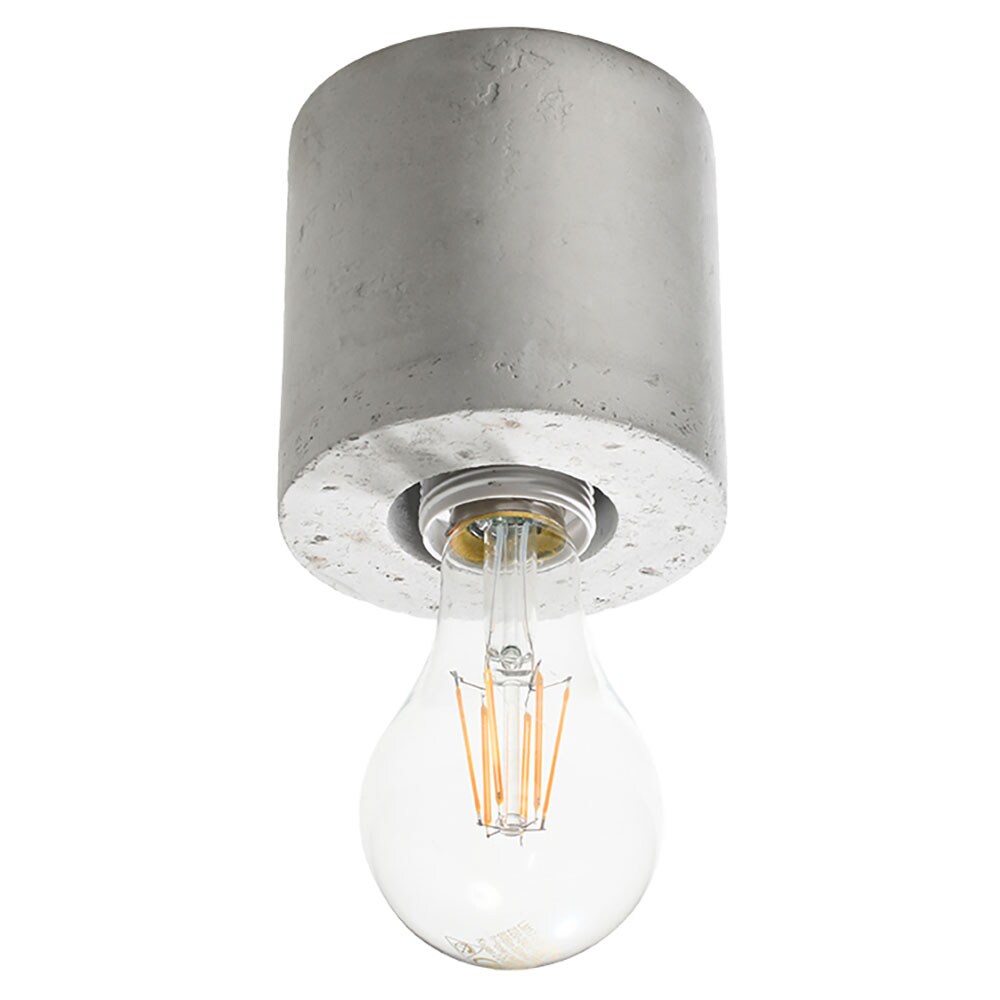 Deckenlampe, Beton grau, rund, H 10 cm | 04059157158047