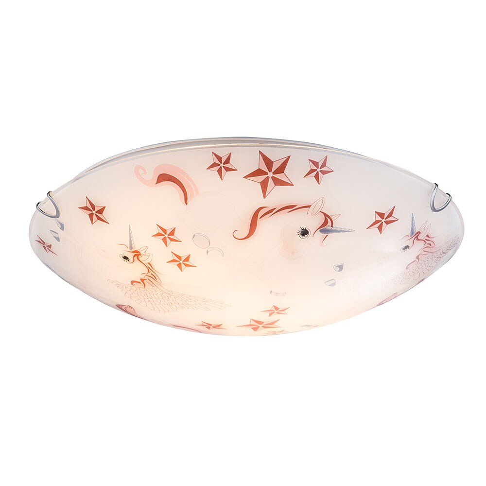 Kinder Deckenlampe, Einhorn, rosa-weiß, 40 cm, NATALIE | 09007371539932