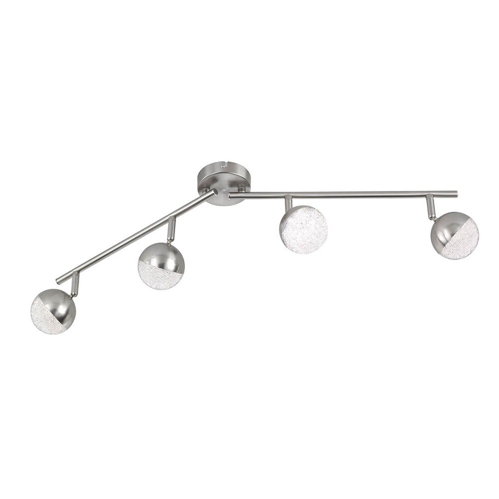 LED Deckenlampe, bewegliche Spots, 4 flammig, L 78 cm | 04003474334875
