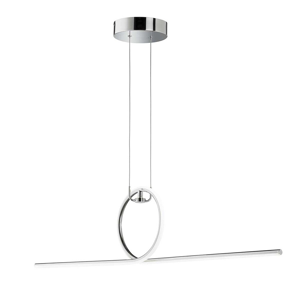 LED Pendelleuchte, chrom, L 112,5 cm | 04003474375601