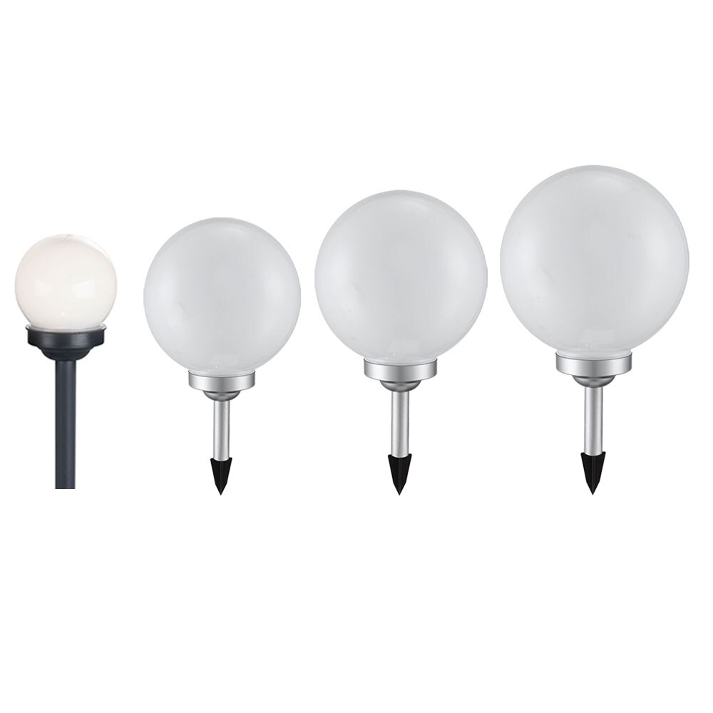 4er Set Solarkugeln, Erdspie&szlig; D 10, 15, 20, 25 cm - Bild 1