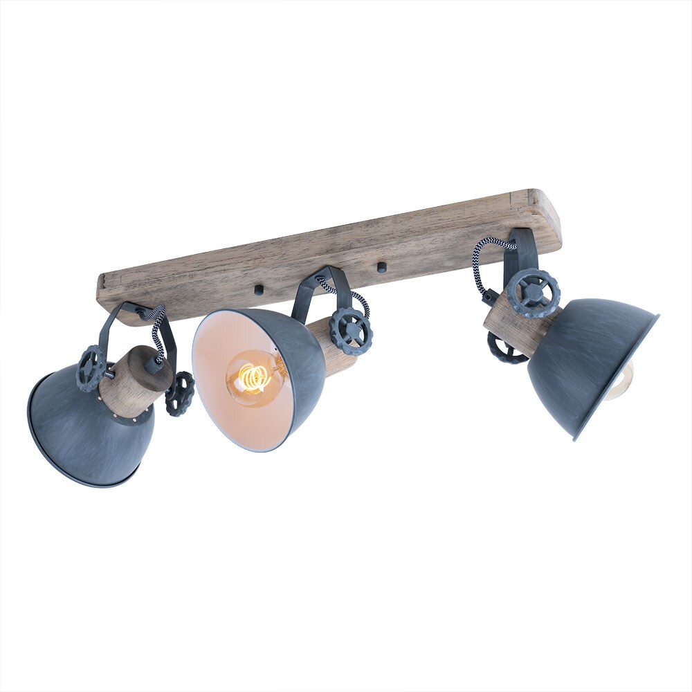 Deckenleuchte, Holz, Spot verstellbar, L 59 cm | 04059157313644