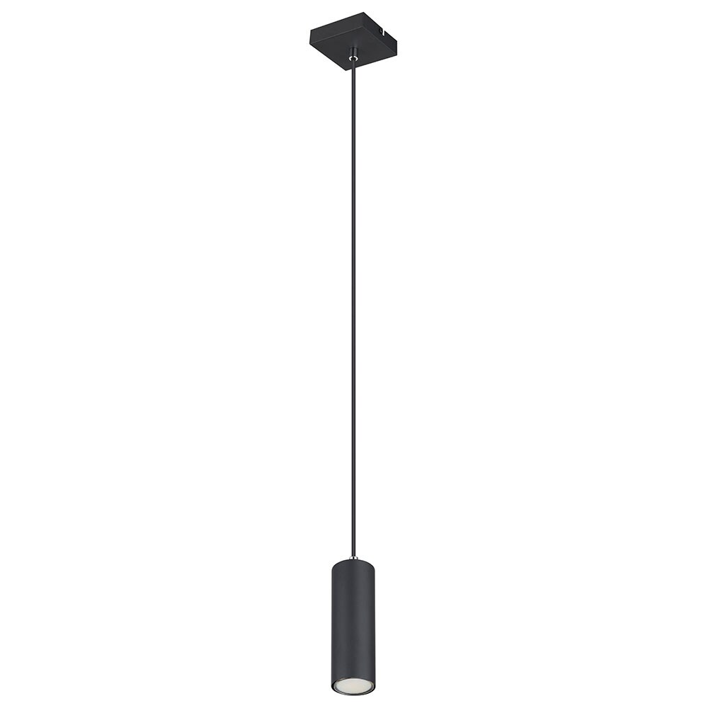 Hängeleuchte, Metall, schwarz matt, H 120 cm | 09007371430550