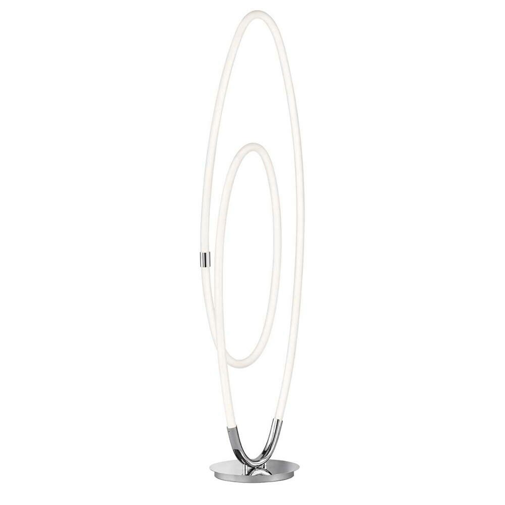 LED Stehleuchte, chrom, dimmbar, H 140 cm | 04003474374895