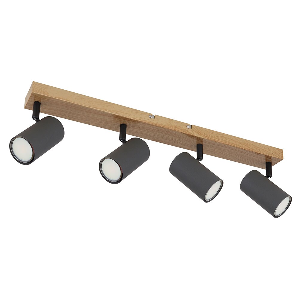 Deckenstrahler, Metall, Graphit Dunkel, 4 Flammig | 04059157349506