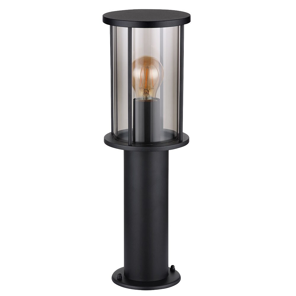 Stehleuchte Gartenlampe, Edelstahl, schwarz, IP54, H 45 cm | 09007371463787