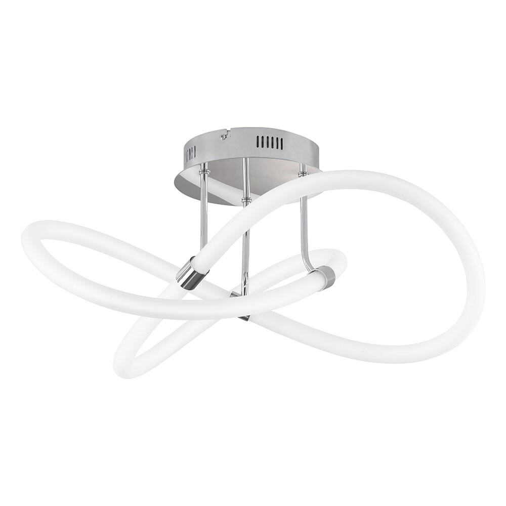 LED Deckenlampe, Chrom, weiß, dimmbar, L 57,5 cm | 04003474390901