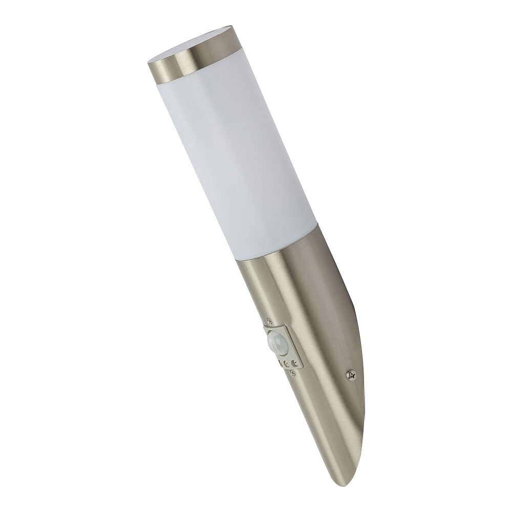 Wandlampe, Bewegungsmelder, Edelstahl, H 41 cm, BOSTON | 09007371112197