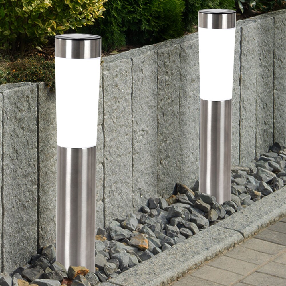 2er Set LED Solarleuchten für den Außenbereich | 04260348818101