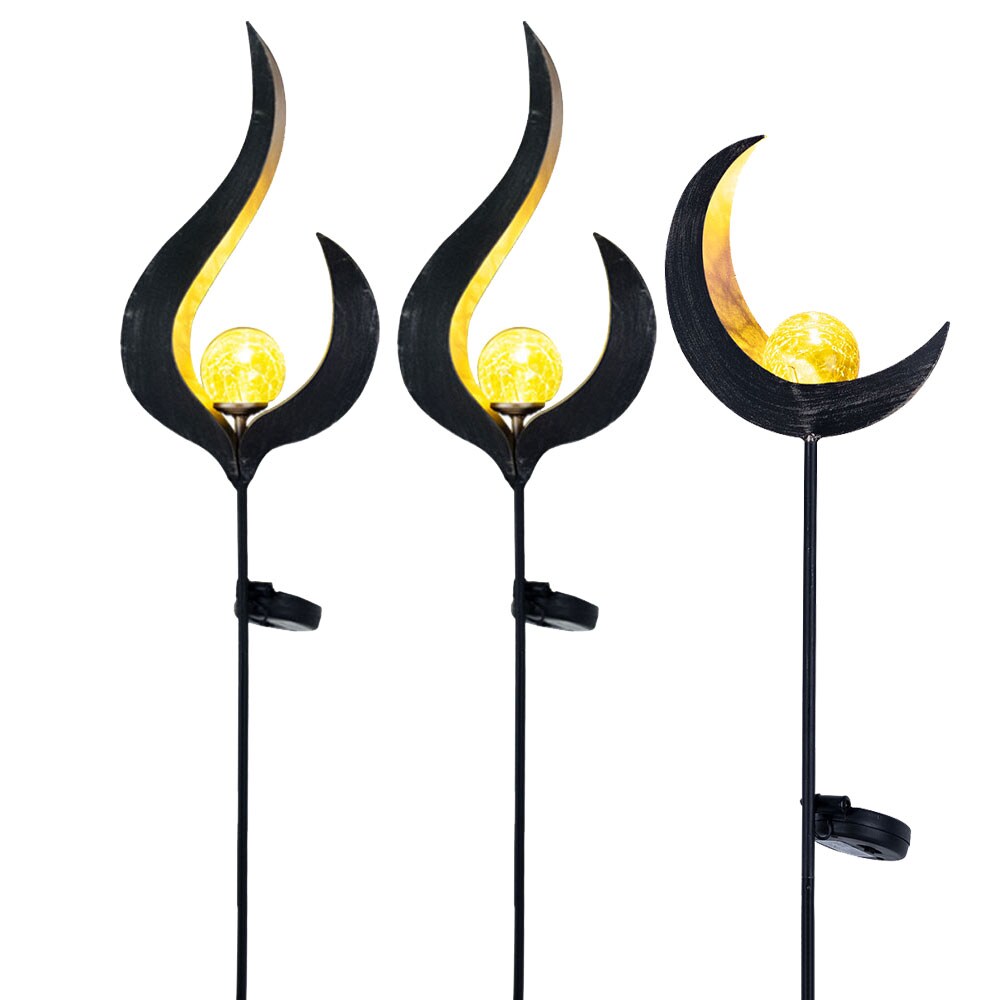 3er Set Design LED Solarleuchten f&uuml;r den Au&szlig;enbereich - Bild 1