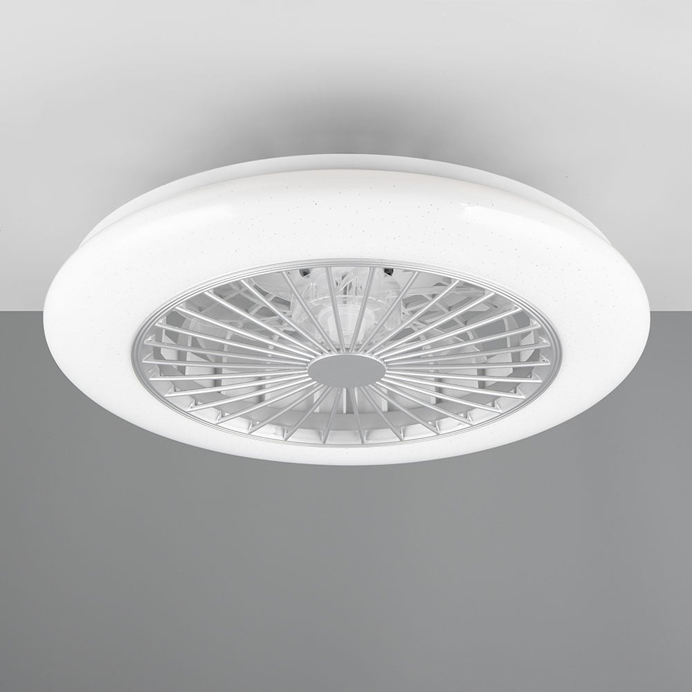 LED Deckenventilator, Sterneneffekt, Fernbedienung, D 50 cm - Bild 1