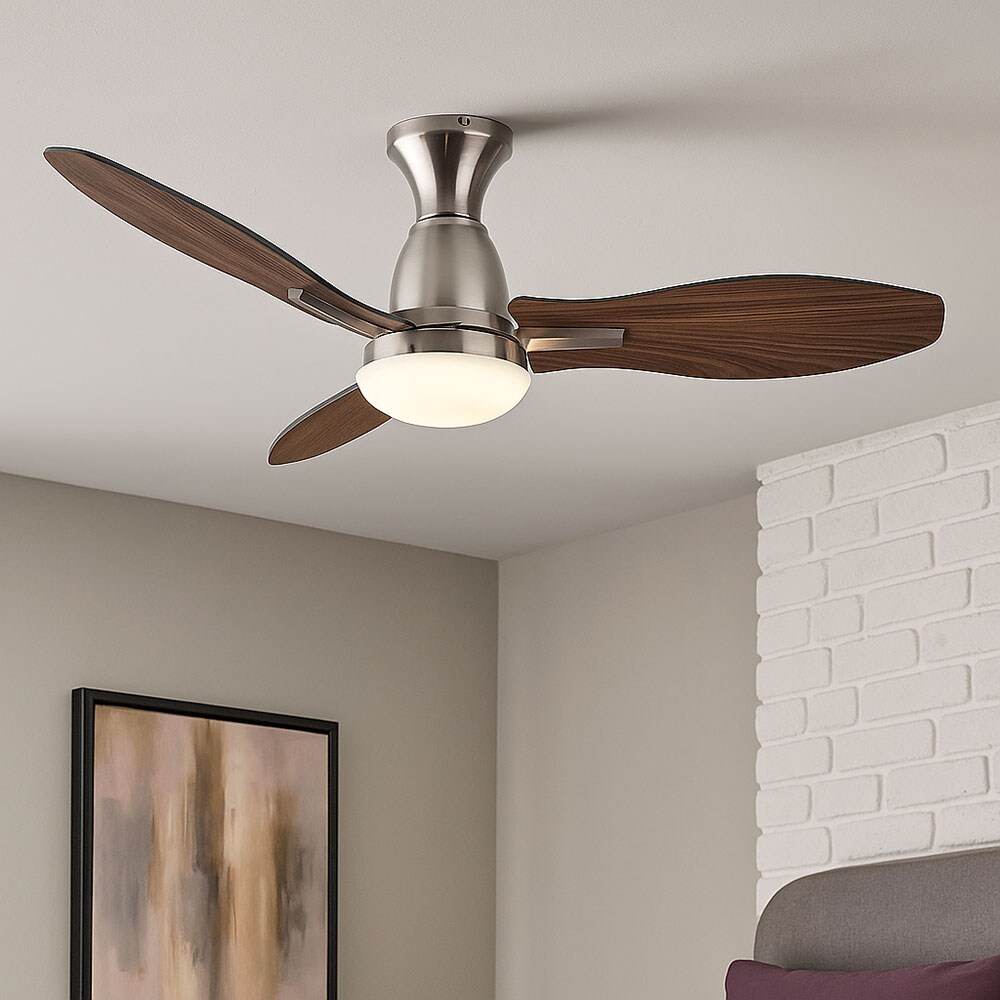 LED Deckenventilator, dimmbar, Fernbedienung, Vor-Rücklauf, D 107 cm | 09007371533794