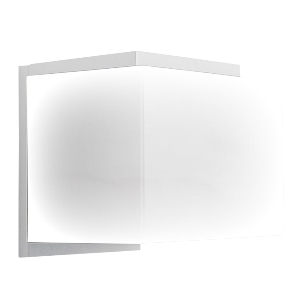 Au&szlig;enwandleuchte, wei&szlig;, E27, H 13 cm - Bild 1