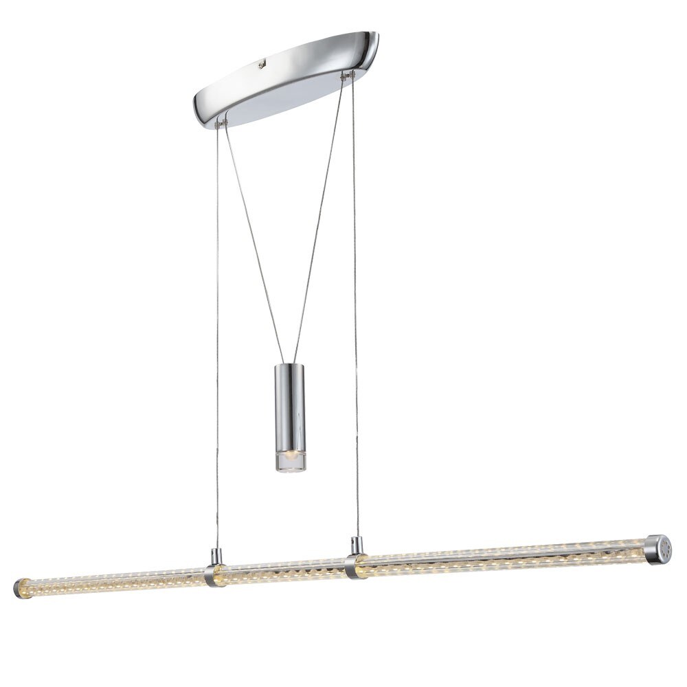 Pendelleuchte, H&ouml;henverstellbar, 1 flammig, LED, H 100-150 cm - Bild 1