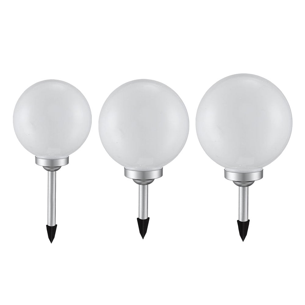 3er Set LED Solar Kugeln in verschiedenen Gr&ouml;&szlig;en - Bild 1