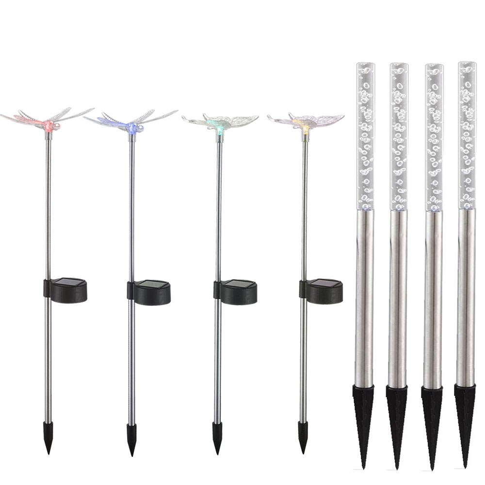 8er Set RGB LED Solarleuchten mit Farbwechsel für den Garten | 09007371565399