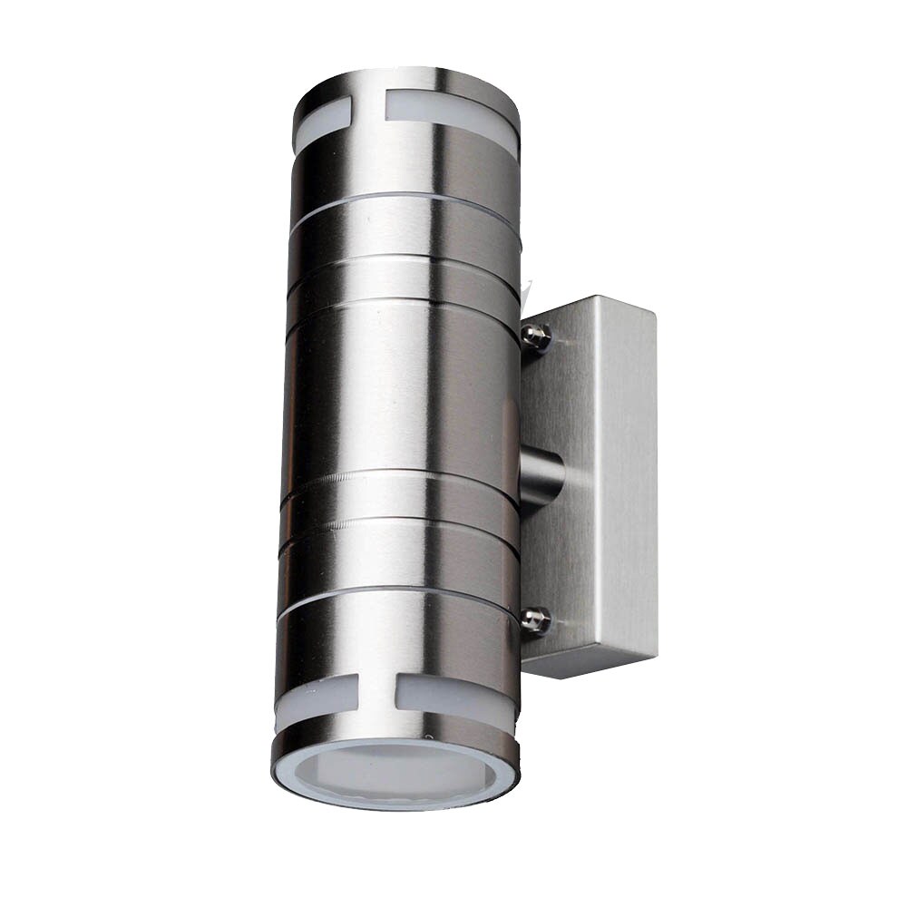 Wandlampe, Up & Down, Edelstahl, H 17,8 cm | 03800157617635