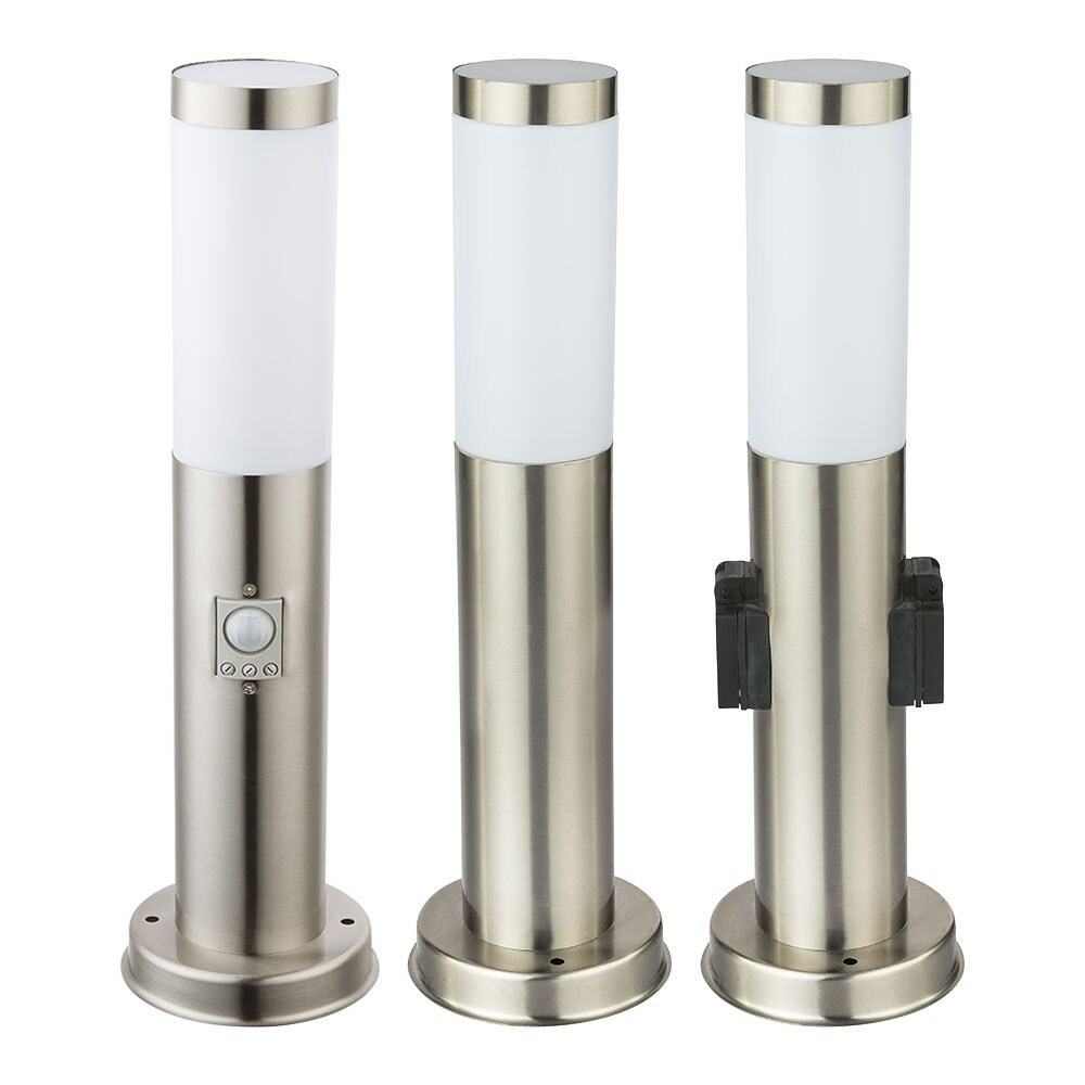 3er Set Edelstahl Stehleuchten f&uuml;r den Au&szlig;enbereich - Bild 1