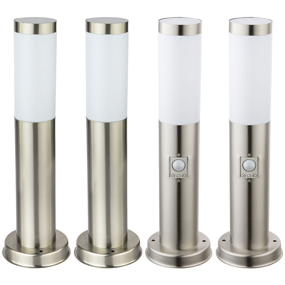4er Set Stehleuchten f&uuml;r den Au&szlig;enbereich mit Sensor - Bild 1