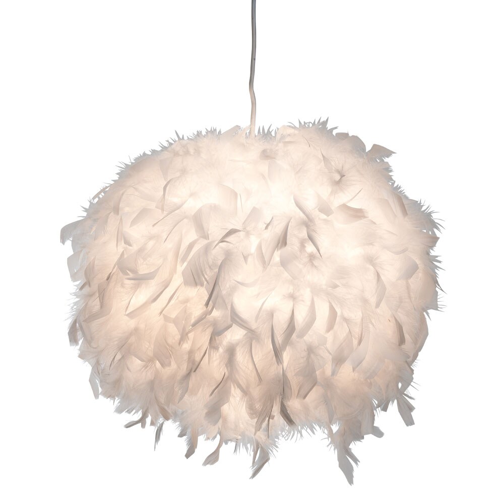 LED Pendelleuchte mit Entenfedern f&uuml;r den Wohnraum DUCKY - Bild 1