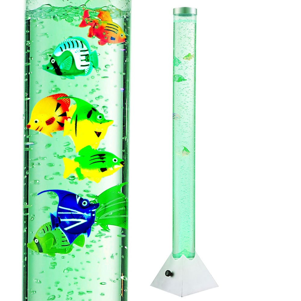 LED Wassers&auml;ule mit Deko-Fischen f&uuml;r Ihren Wohnraum - Bild 1