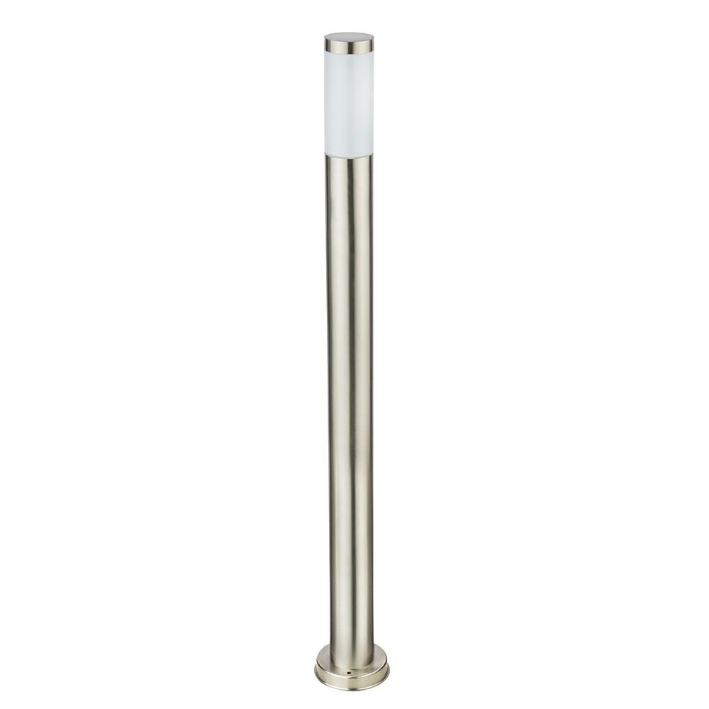 Stehlampe, Edelstahl, opal, silber, IP44