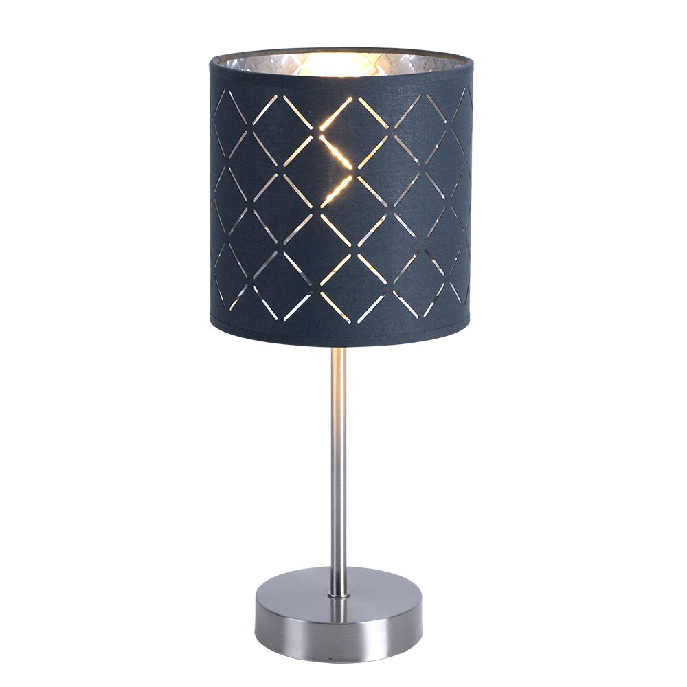 Tischleuchte aus Textil in grau f&uuml;r Ihren Wohnraum KIDAL - Bild 1