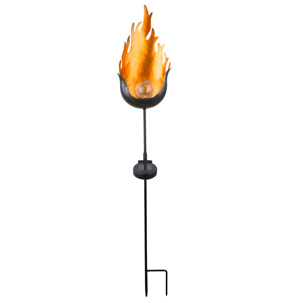 LED Erdspieß Solarleuchte, Flamme, Feuereffekt, Höhe 93,5 cm | 09007371540617